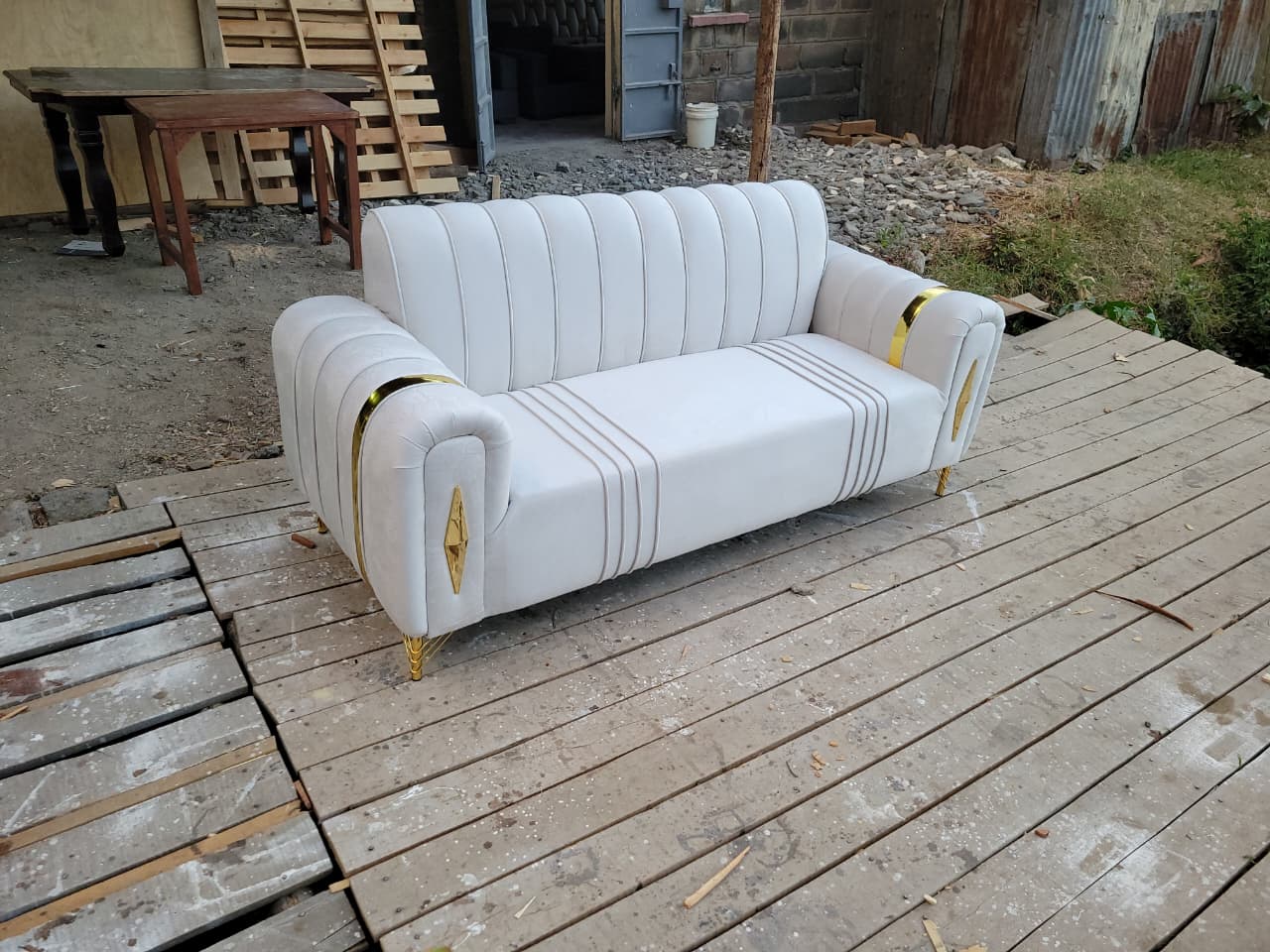Fabric 3-Seater Sofa